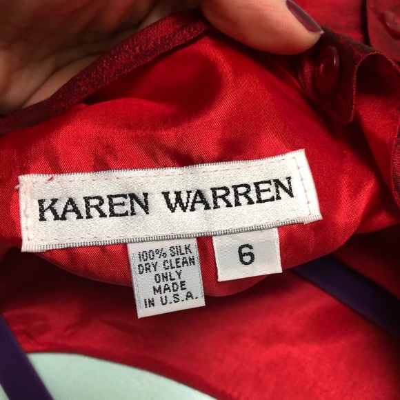 Karen Warren crop blouse - Picture 3 of 3